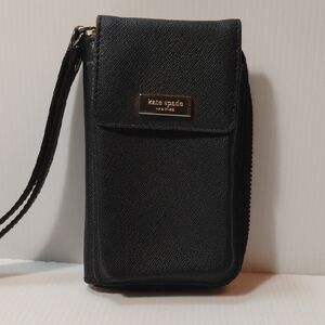 Kate Spade Vintage Phone Cardholder Wallet With Striped Lining!  Amazing Cond!